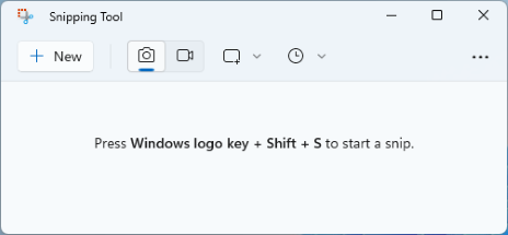 Snipping Tool in Windows 11