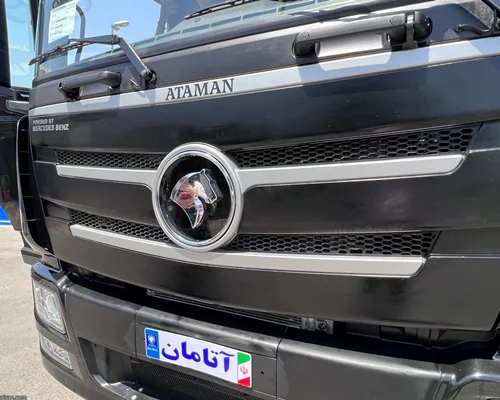 رونمایی  ایران خودرو دیزل از کامیون کشنده آتامان