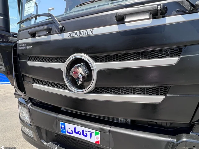 رونمایی  ایران خودرو دیزل از کامیون کشنده آتامان