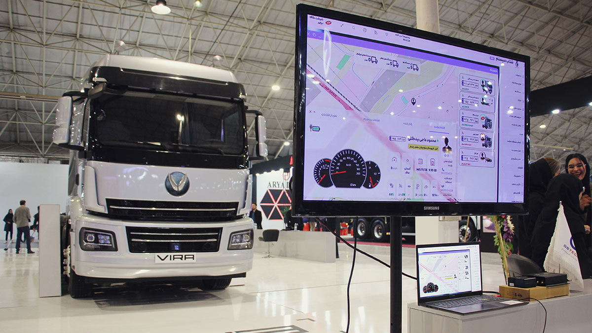 اولین کامیونت هوشمند ایران معرفی شد